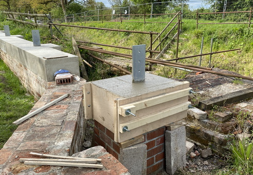 Dry Dock 37 - Pillar casting