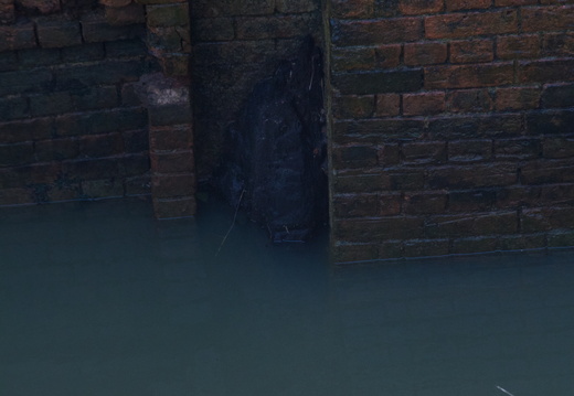 bottom lock gate remains