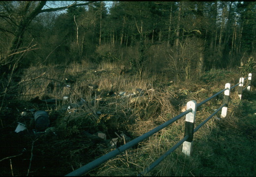 172 West from Uffington Arch Bridge spring 1982