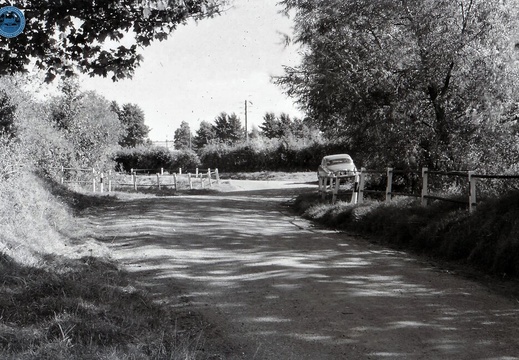 048678E (649 visits) Image credit: RCHS. 1964, Lowered road bridge at West Challow. 048678E