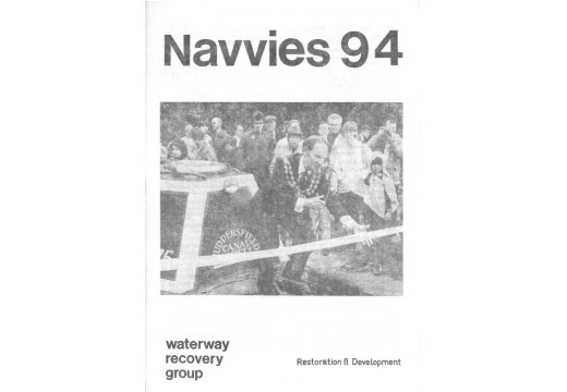 Navvies Issue 094 (50 visits) Issue 94, Aug 1984 "Boats to Lacock" study, Melksham Navvies Issue 094