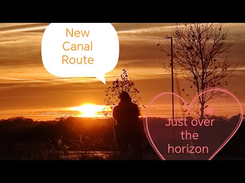 Wichelstowe Swindon from the air. New Canal construction planned route.