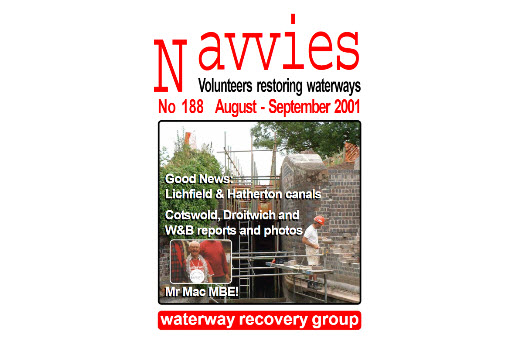 Navvies Issue 188 (1356 visits) Issue 188, Aug-Sep 2001 - Seven Locks, Lyneham Navvies Issue 188