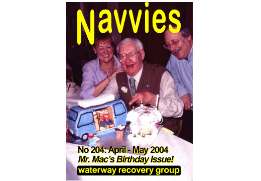 Navvies Issue 204 (1418 visits) Issue 204, Apr-May 2004 - Dauntsey Navvies Issue 204