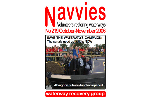 Navvies Issue 219 (2422 visits) Issue 219, Oct-Nov 2006 Martin's version of events, Jubilee Junction, Abingdon Navvies Issue 219