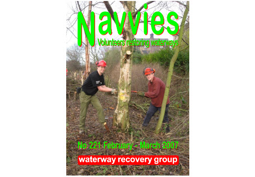 Navvies Issue 221 (2645 visits) Issue 221, Feb-Mar 2007 Camp, Christmas 2006, Seven Locks Navvies Issue 221