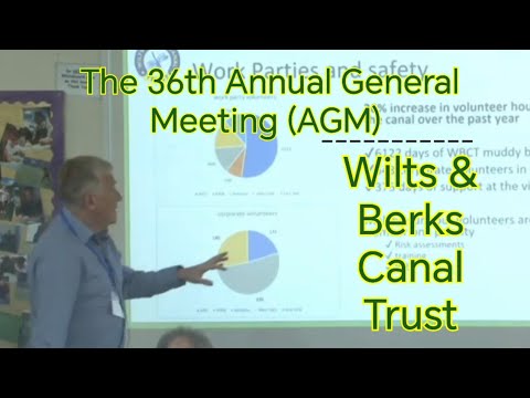 The 36th Annual General Meeting (AGM).  Wilts & Berks Canal Trust