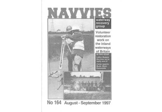 Navvies Issue 164 (64 visits) Issue 164, Aug-Sep 1997 Progress report, Wootton Bassett, Moredon Navvies Issue 164