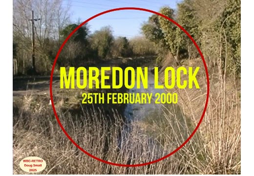 Moredon Lock (362 visits) Video credit: Doug Small
2000, Moredon Lock, The Crapper brothers presenting a cheque to WBCT. Moredon Lock
